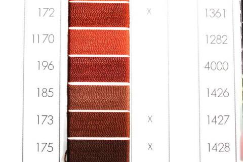 Garne - Faeden - Zwirne 400 - 5.000 - Bild: Farbe-Cognac-Braun-173