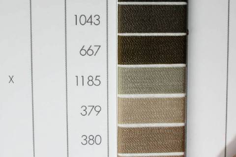 Serafil - Ledergarn St&auml;rke 60 - 1800 - Bild: Farbe-Papayacreme-379