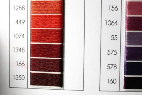 Serafil - Ledergarn - N&auml;hgarn f&uuml;r Leder 60 - 600 - Bild: Farbe-Rotbraun-1348