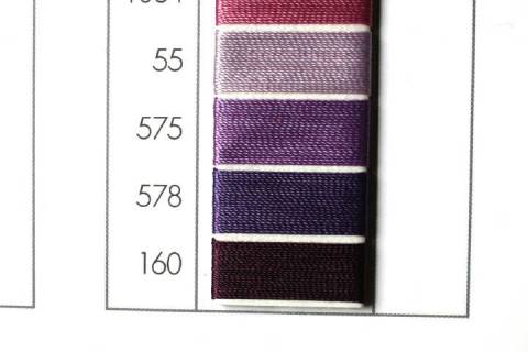 Serafil - Ledergarn St&auml;rke 60 - 1800 - Bild: Farbe-Violett-160