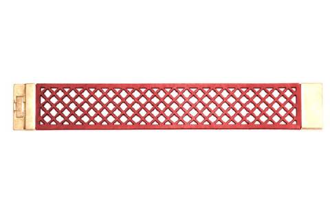 Lederarmb&auml;nder - Lederarmband MU 5 - Bild: Farbe-rot
