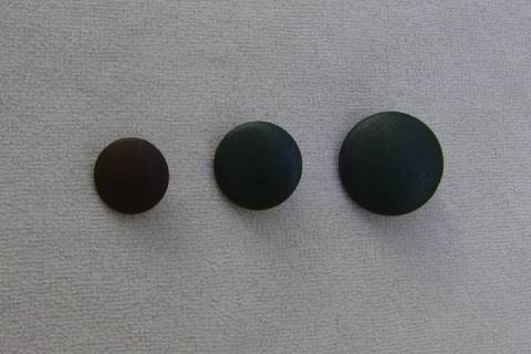 Lederkn&ouml;pfe - Stoffkn&ouml;pfe - Lederknopf - Bild: A4