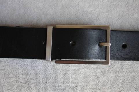 Lederg&uuml;rtel 30 mm - Messing - 005 - Bild: A2