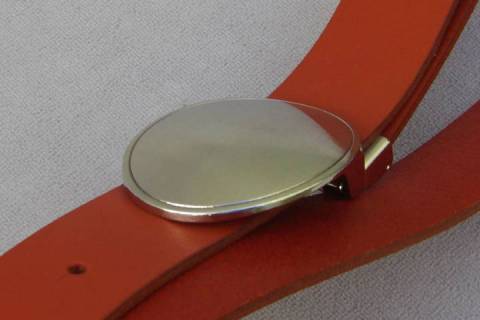 Lederg&uuml;rtel - Rot - 016