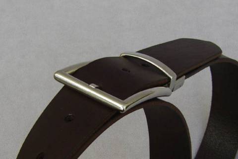 Lederg&uuml;rtel - Wei&szlig; - 40 mm 042 - Bild: A10