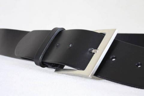 Lederg&uuml;rtel 45 mm - Messing - 199 - Bild: A4