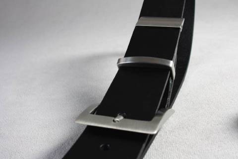 Lederg&uuml;rtel 35 mm - 197 - Bild: A4