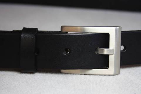 Lederg&uuml;rtel 30 mm - Messingschliesse - 204