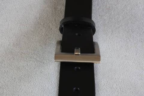 Lederg&uuml;rtel 30 mm - Messingschliesse - 204 - Bild: A3