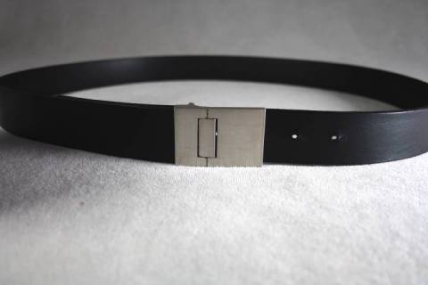 Lederg&uuml;rtel Messing - 35 mm - 008 - Bild: Lederfarben-Anthrazit_1