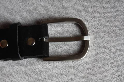 Lederg&uuml;rtel 35 mm - Messing - 052 - Bild: A2