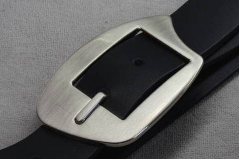 Damenlederg&uuml;rtel - Blau 35 mm 057 - Bild: Lederfarben-Hellbraun_11