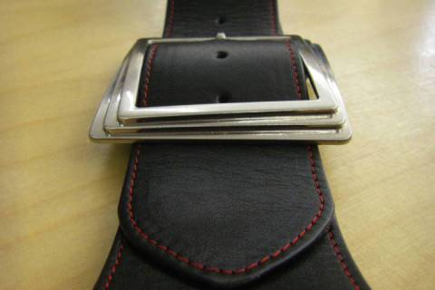 Damen - Lederguertel 60 mm - G-077 - Bild: A1