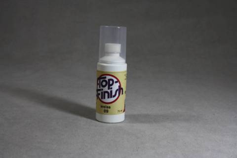 Top Finish Kantenfarbe Weiss f&uuml;r Schuhe und G&uuml;rtel 75 ml - Bild: A3