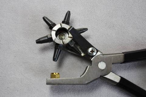 Lederlochzangen - Revolverlochzangen 6 Gr&ouml;ssen