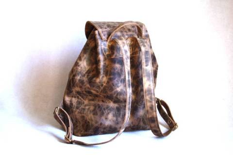 Lederrucksack - Antik - Bild: A2