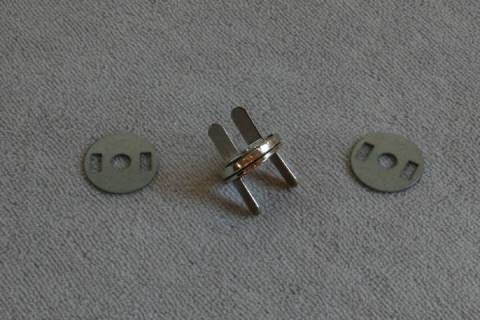 Magnetkn&ouml;pfe - Nickel gl&auml;nzend - 18 mm - Flach 176 - Bild: a1