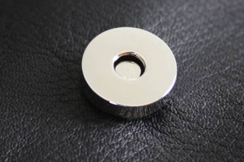 10 Magnetverschl&uuml;sse 18 mm Nickel H1-168