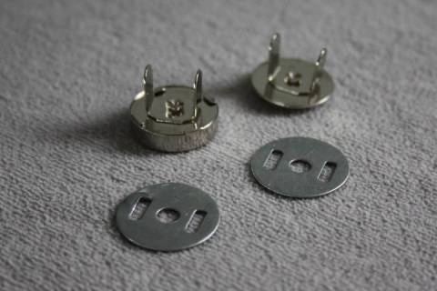 10 Magnetverschl&uuml;sse 18 mm Nickel H1-168 - Bild: A3