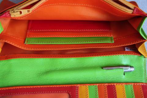 Mywalit Damenportemonnai Rot/Orange 237-12 - Bild: A4