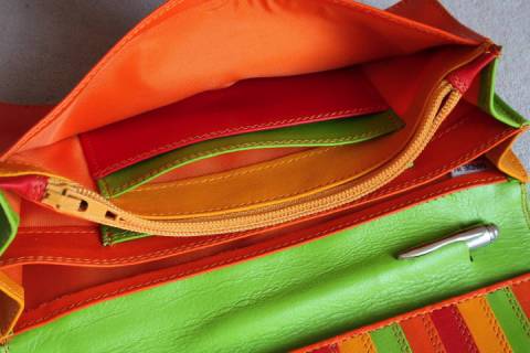 Mywalit Damenportemonnai Rot/Orange 237-12 - Bild: A6