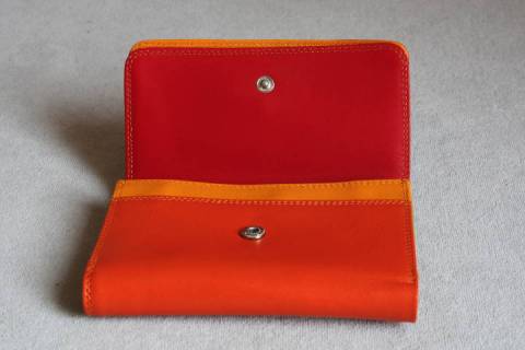 Mywalit Geldb&ouml;rsen Rot Hellgr&uuml;n 250-12 - Bild: A8