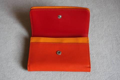 Mywalit Geldb&ouml;rsen Rot Hellgr&uuml;n 250-12 - Bild: A9