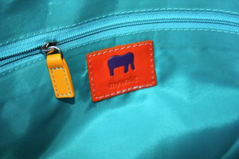 Mywalit Leder 3-Compartment Shopper schwarz 680-4 - Bild: A8