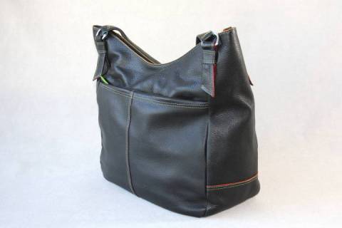 Mywalit Leder - Shopper Schwarz 682-4 - Bild: A4