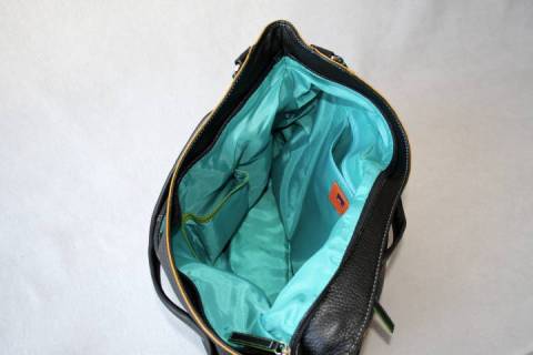 Mywalit Leder - Shopper Schwarz 682-4 - Bild: A8