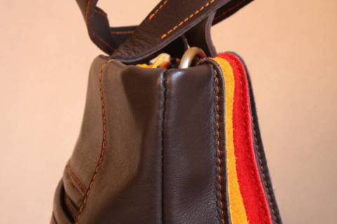 Mywalit Lederschultertaschen 609-63 - Bild: A3