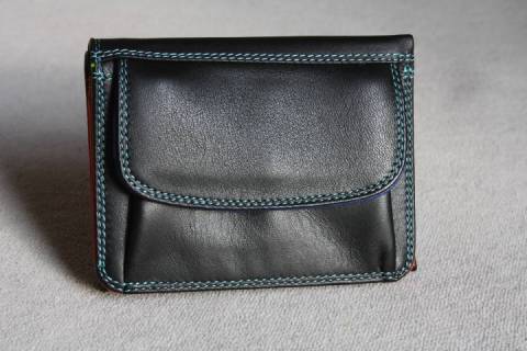 Mywalit-Mini-Boerse Schwarz-T&uuml;rkis 243-4