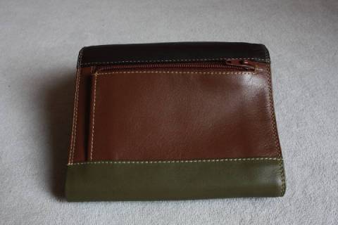 Mywalit Geldb&ouml;rsen Braun Orange Khaki 250-72 - Bild: A2