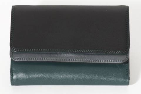 Mywalit Geldb&ouml;rsen Schwarz T&uuml;rkis 250-78