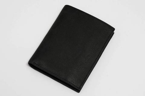 Geldb&ouml;rsen - Portemonnaies 61001 Nubuk Schwarz/000