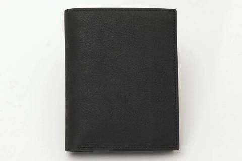 Geldb&ouml;rsen - Portemonnaies 61001 Nubuk Schwarz/000 - Bild: 1