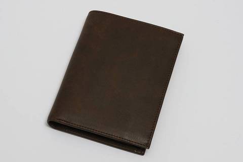 Geldb&ouml;rsen - Portemonnaies 61001 Nubuk Braun/074 - Bild: 1