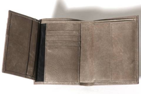 Geldb&ouml;rsen - Portemonnaies 61001 Nubuk Braun/074 - Bild: 3