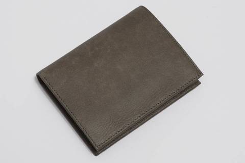 Geldb&ouml;rsen - Portemonnaies 61001 Nubuk Grau/083 - Bild: 4