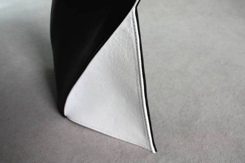 Olbrish-b Lederhandtaschen Generation X 12006 - Schwarz / Weiss - Bild: A3