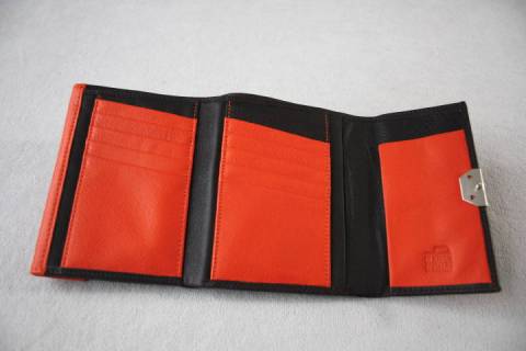 Olbrish b - Portemonnaie 65009 - Braun / Orange - Bild: A4