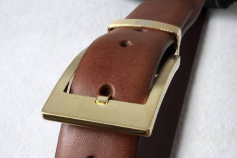 Anzug - Lederg&uuml;rtel - 8/028 Gold