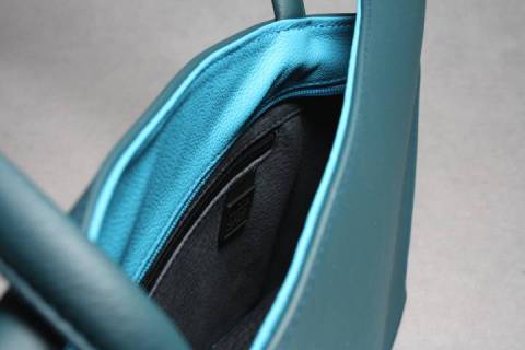 Wave / Medium Handbag - Olbrish b Gr&uuml;n / T&uuml;rkis - Bild: A4