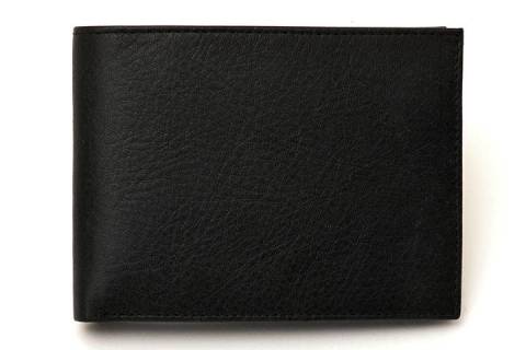 Geldb&ouml;rsen - Portemonnaies 61005 Nubuk Schwarz/000