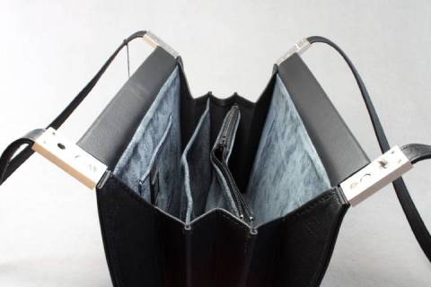 Olbrish b - Lederhandtaschen - Foyer  - Schwarz - Bild: A3