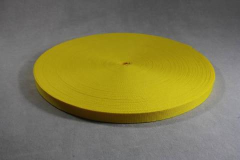 10 Meter Gurtband - 25 mm Gelb
