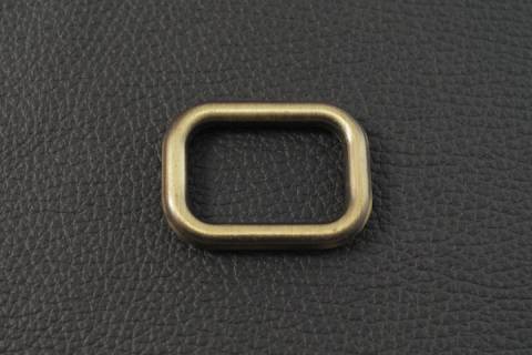 Rechteckring - Massiv - 30 mm Altmessing 321