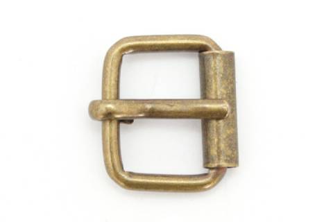 Rollschliessen - Taschenschnallen - 16 mm - Altmessing 053 - Bild: A4