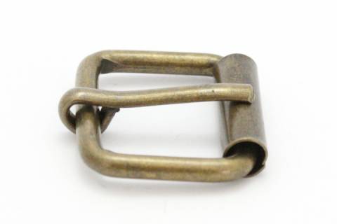 Rollschliessen - Taschenschnallen - 20 mm - Altmessing 074 - Bild: A3