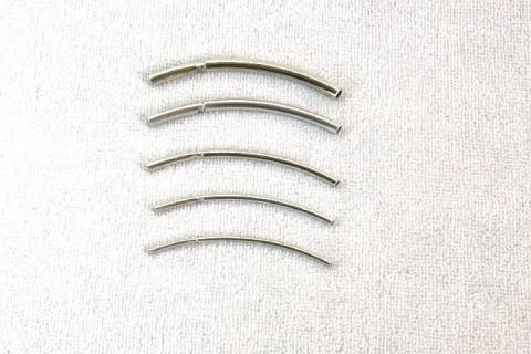 Schmuckverschluss f&uuml;r Lederband + Edelstahlseil 1mm 195